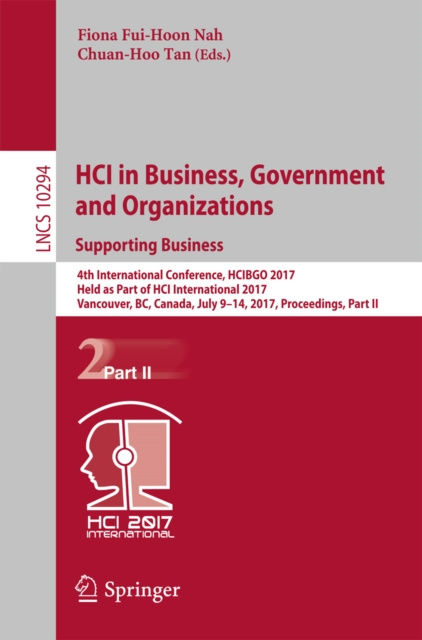 E-kniha HCI in Business, Government and Organizations. Supporting Business Fiona Fui-Hoon Nah