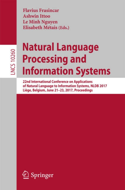 E-Book Natural Language Processing and Information Systems Flavius Frasincar