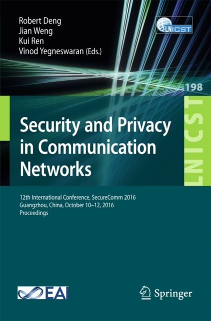 E-book Security and Privacy in Communication Networks Robert Deng