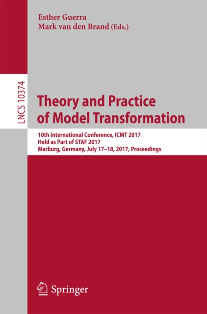 E-knjiga Theory and Practice of Model Transformation Esther Guerra