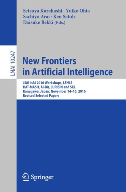 E-könyv New Frontiers in Artificial Intelligence Setsuya Kurahashi