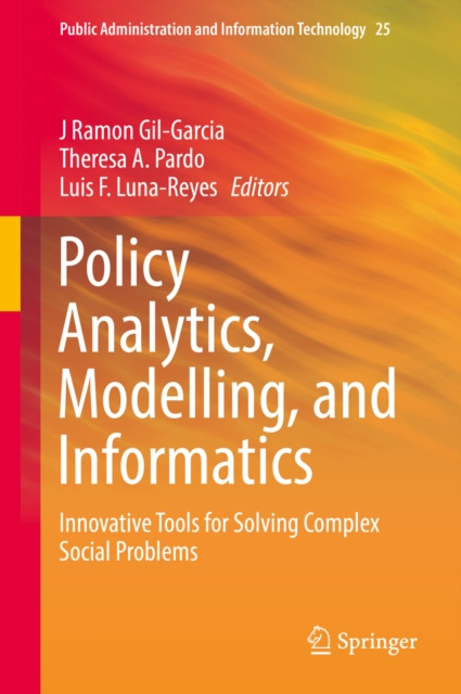 E-knjiga Policy Analytics, Modelling, and Informatics J Ramon Gil-Garcia