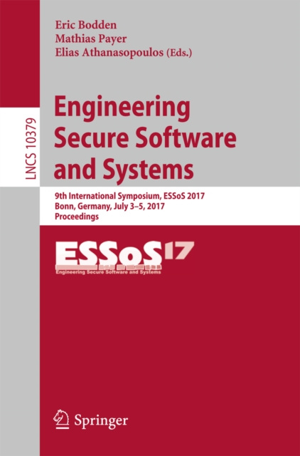 E-book Engineering Secure Software and Systems Eric Bodden