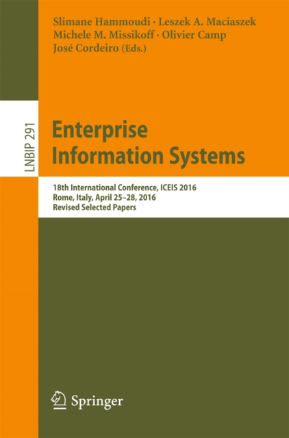E-book Enterprise Information Systems Slimane Hammoudi
