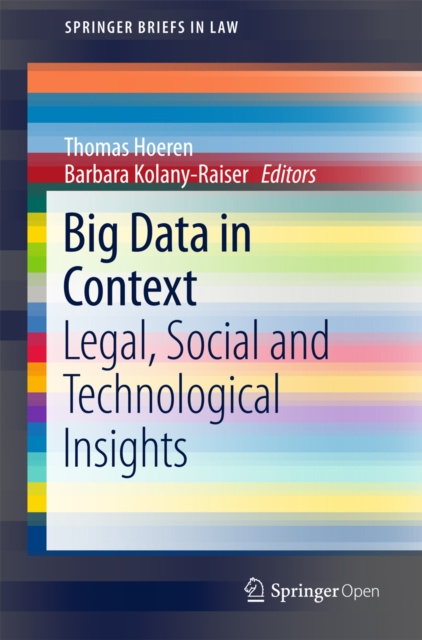 E-book Big Data in Context Thomas Hoeren