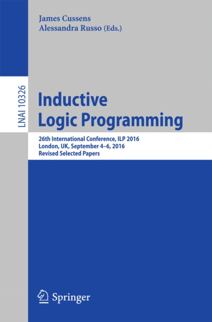 E-knjiga Inductive Logic Programming James Cussens