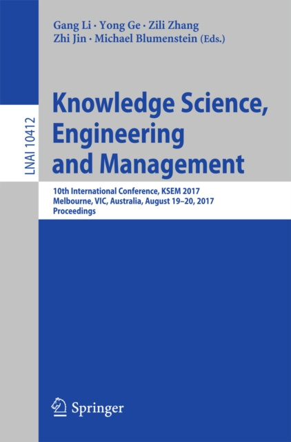 E-kniha Knowledge Science, Engineering and Management Gang Li