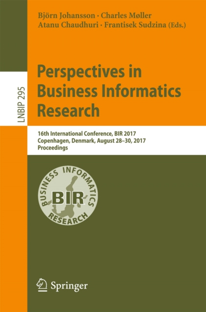 E-kniha Perspectives in Business Informatics Research Bjorn Johansson