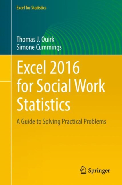 E-kniha Excel 2016 for Social Work Statistics Thomas J. Quirk