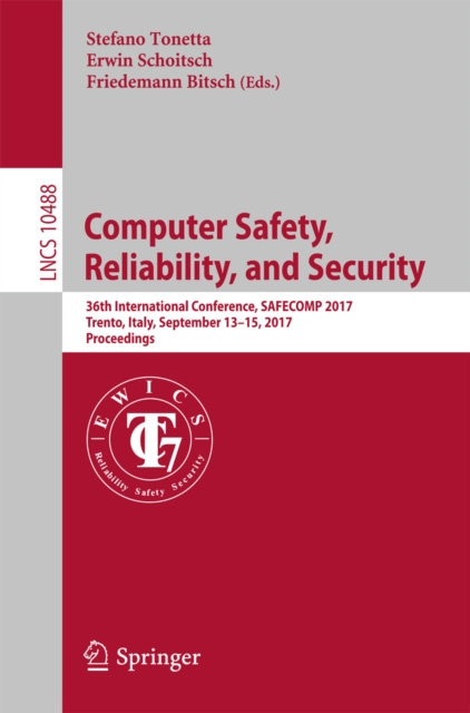 E-book Computer Safety, Reliability, and Security Stefano Tonetta