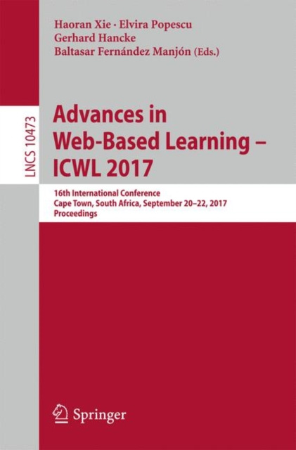 E-kniha Advances in Web-Based Learning - ICWL 2017 Haoran Xie