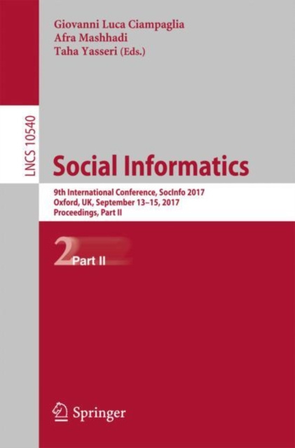 Libro elettronico Social Informatics Giovanni Luca Ciampaglia