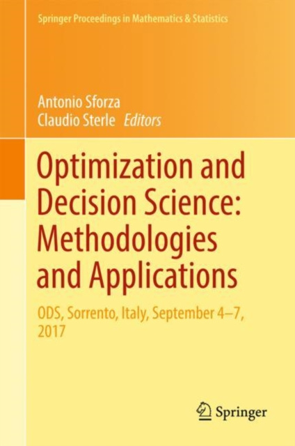 E-knjiga Optimization and Decision Science: Methodologies and Applications Antonio Sforza