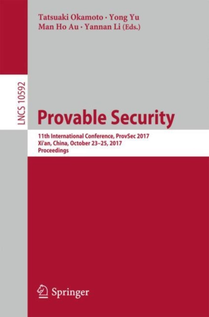 E-knjiga Provable Security Tatsuaki Okamoto