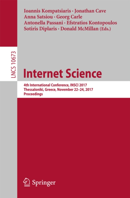 E-book Internet Science Ioannis Kompatsiaris