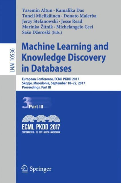 E-book Machine Learning and Knowledge Discovery in Databases Yasemin Altun