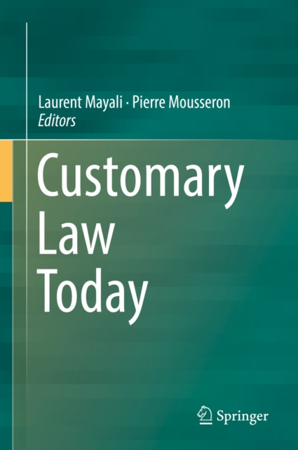 E-book Customary Law Today Laurent Mayali