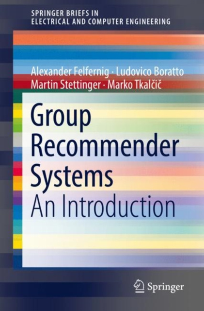E-knjiga Group Recommender Systems Alexander Felfernig