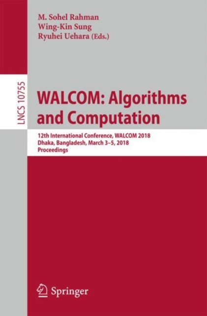 E-book WALCOM: Algorithms and Computation M. Sohel Rahman