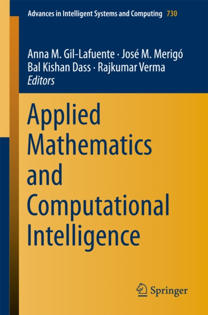 E-book Applied Mathematics and Computational Intelligence Anna M. Gil-Lafuente