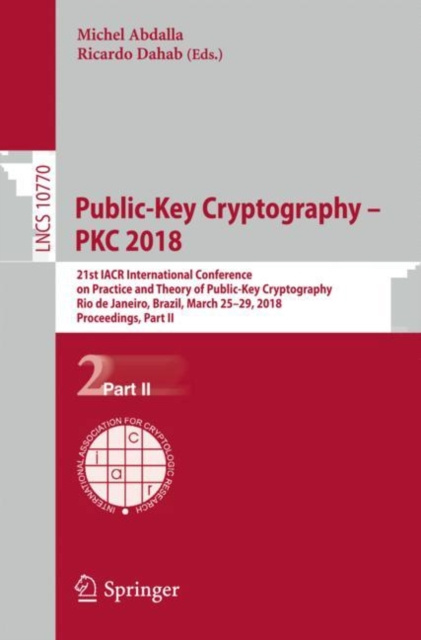 E-knjiga Public-Key Cryptography - PKC 2018 Michel Abdalla