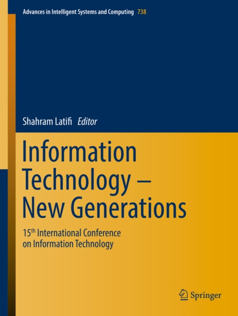 E-book Information Technology - New Generations Shahram Latifi