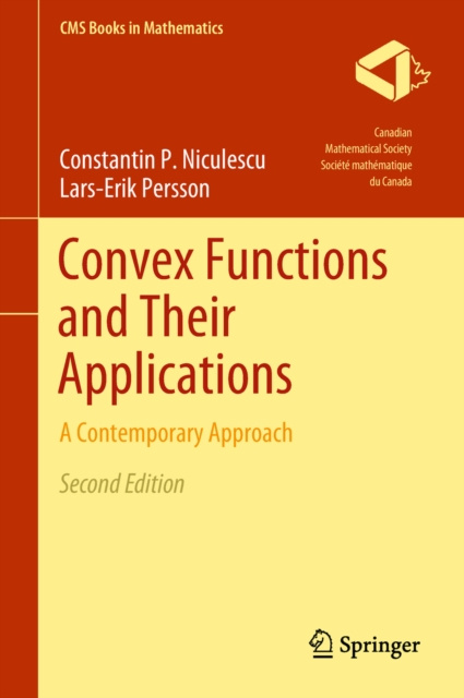 E-book Convex Functions and Their Applications Constantin P. Niculescu