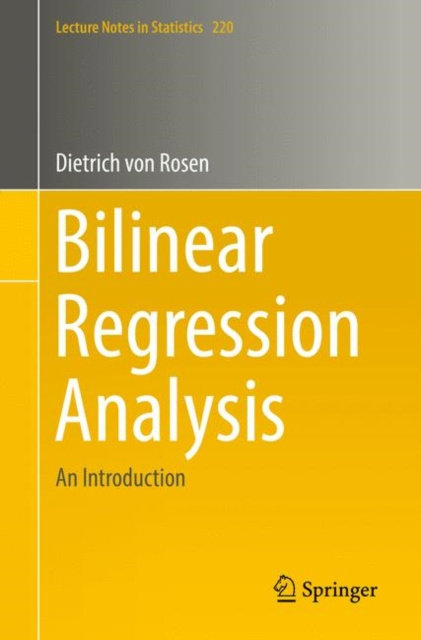 E-knjiga Bilinear Regression Analysis Dietrich von Rosen