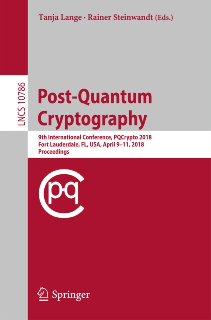 E-book Post-Quantum Cryptography Tanja Lange