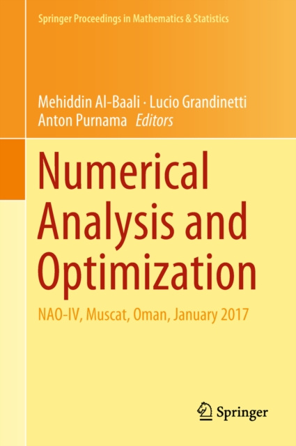 E-knjiga Numerical Analysis and Optimization Mehiddin Al-Baali