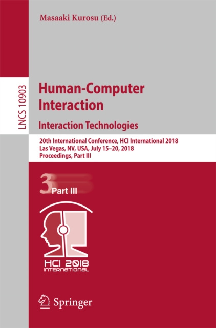 E-knjiga Human-Computer Interaction. Interaction Technologies Masaaki Kurosu