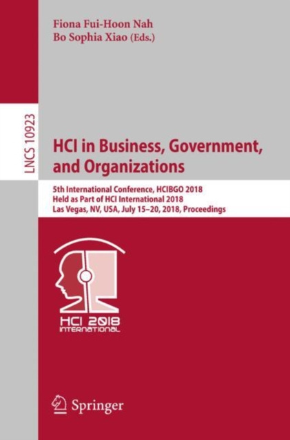 E-kniha HCI in Business, Government, and Organizations Fiona Fui-Hoon Nah