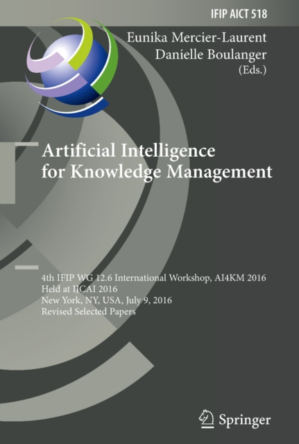 E-book Artificial Intelligence for Knowledge Management Eunika Mercier-Laurent