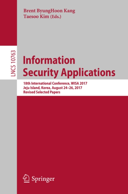 E-kniha Information Security Applications Brent ByungHoon Kang