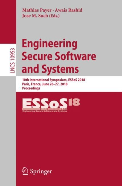 E-book Engineering Secure Software and Systems Mathias Payer