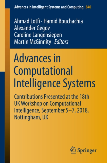 E-knjiga Advances in Computational Intelligence Systems Ahmad Lotfi