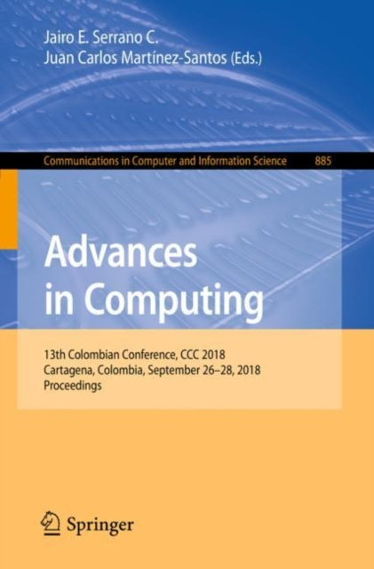 E-knjiga Advances in Computing Jairo E. Serrano C.