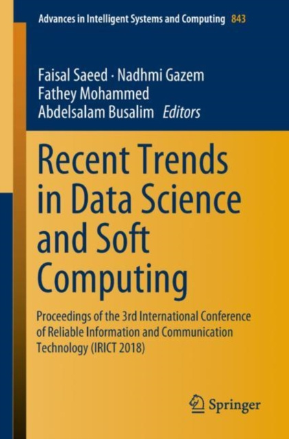 E-book Recent Trends in Data Science and Soft Computing Faisal Saeed