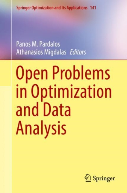 E-book Open Problems in Optimization and Data Analysis Panos M. Pardalos