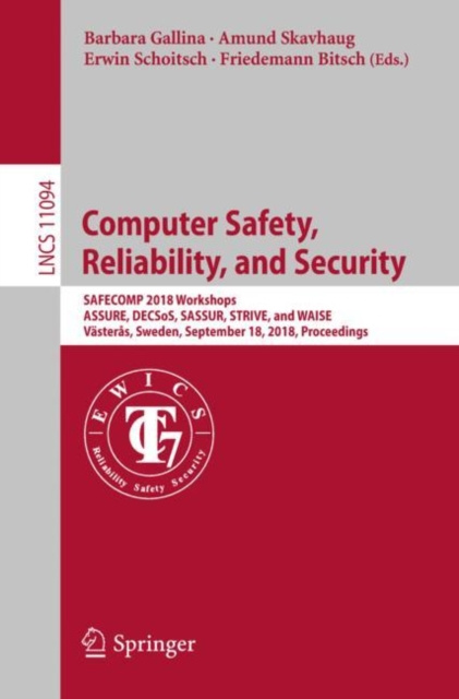 E-book Computer Safety, Reliability, and Security Barbara Gallina