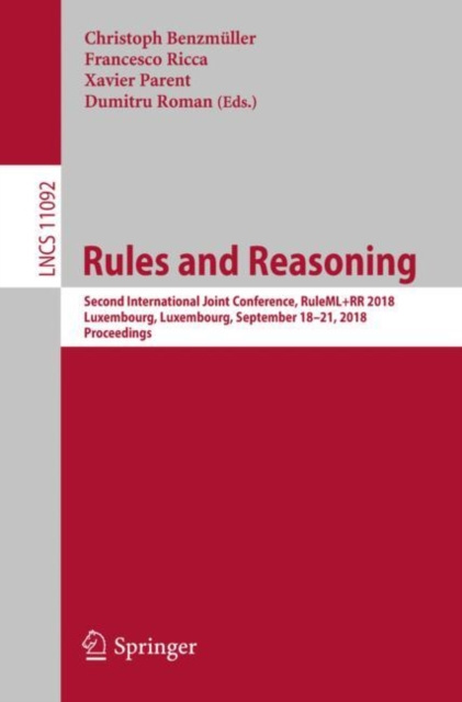 E-book Rules and Reasoning Christoph Benzmuller