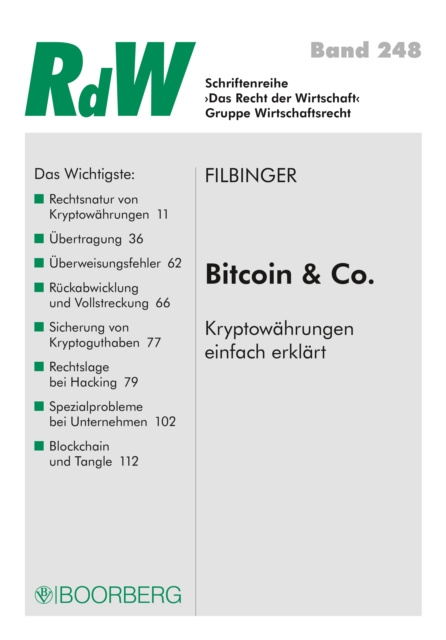 Libro elettronico Bitcoin & Co Konstantin Filbinger