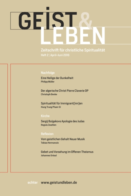 E-book Geist und Leben 2/2016 Christoph Benke