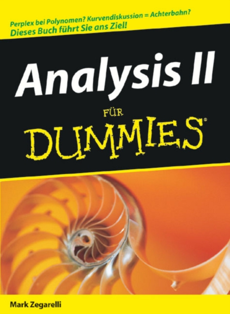 E-kniha Analysis II f r Dummies Mark Zegarelli