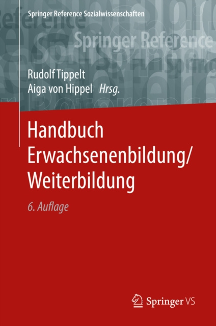 E-knjiga Handbuch Erwachsenenbildung/Weiterbildung Rudolf Tippelt