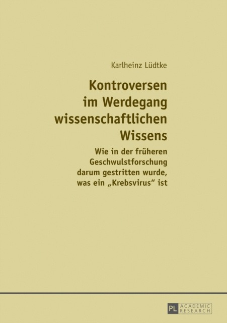 E-kniha Kontroversen im Werdegang wissenschaftlichen Wissens Ludtke Karlheinz Ludtke