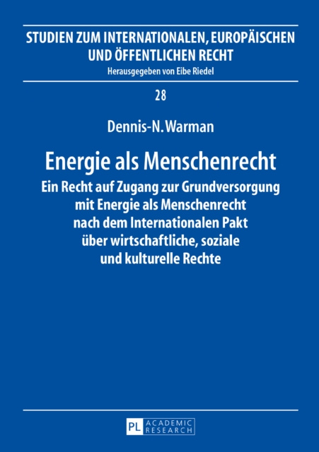 ebook Energie als Menschenrecht Warman Dennis-N. Warman