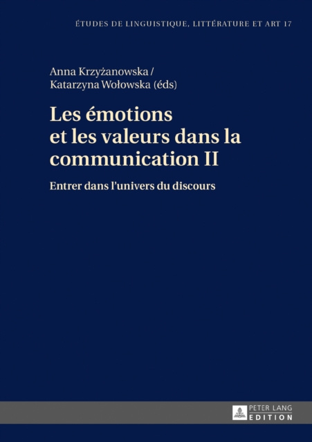 E-kniha Les emotions et les valeurs dans la communication II Krzyzanowska Anna Krzyzanowska