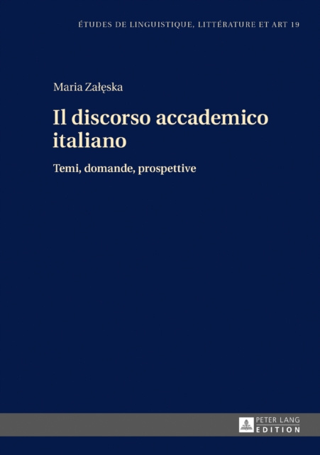 E-book Il discorso accademico italiano Zaleska Maria Zaleska