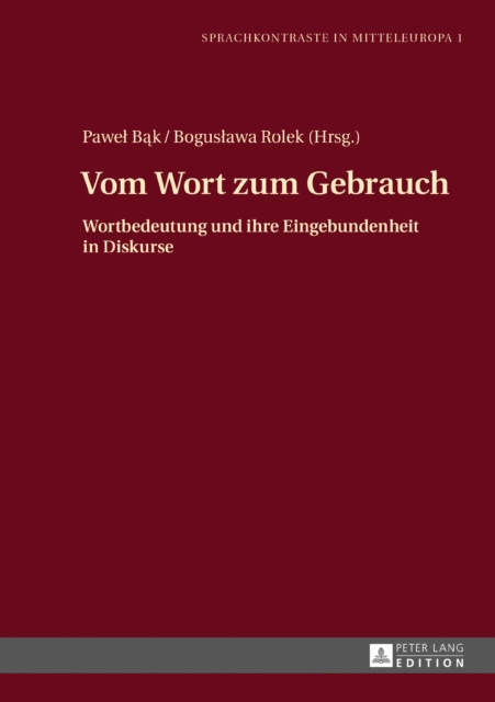 E-kniha Vom Wort zum Gebrauch Bak Pawel Bak